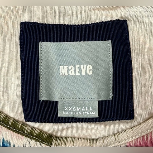 Anthropologie Mauve Sennebec A-Line, Stretchy, Keyhole Midi Dress w/ Pockets XXS - Picture 10 of 15